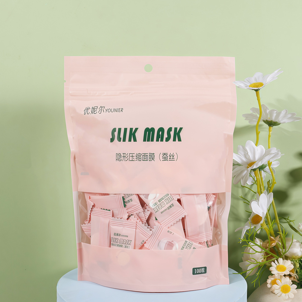 Silk Compressed Facial Masks - 100 Pieces