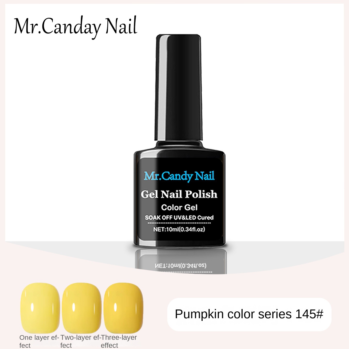 Mr. Candy Nail Gel Nail Polish - 6 Long-Lasting Colors