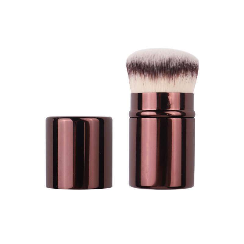 Portable foundation brush
