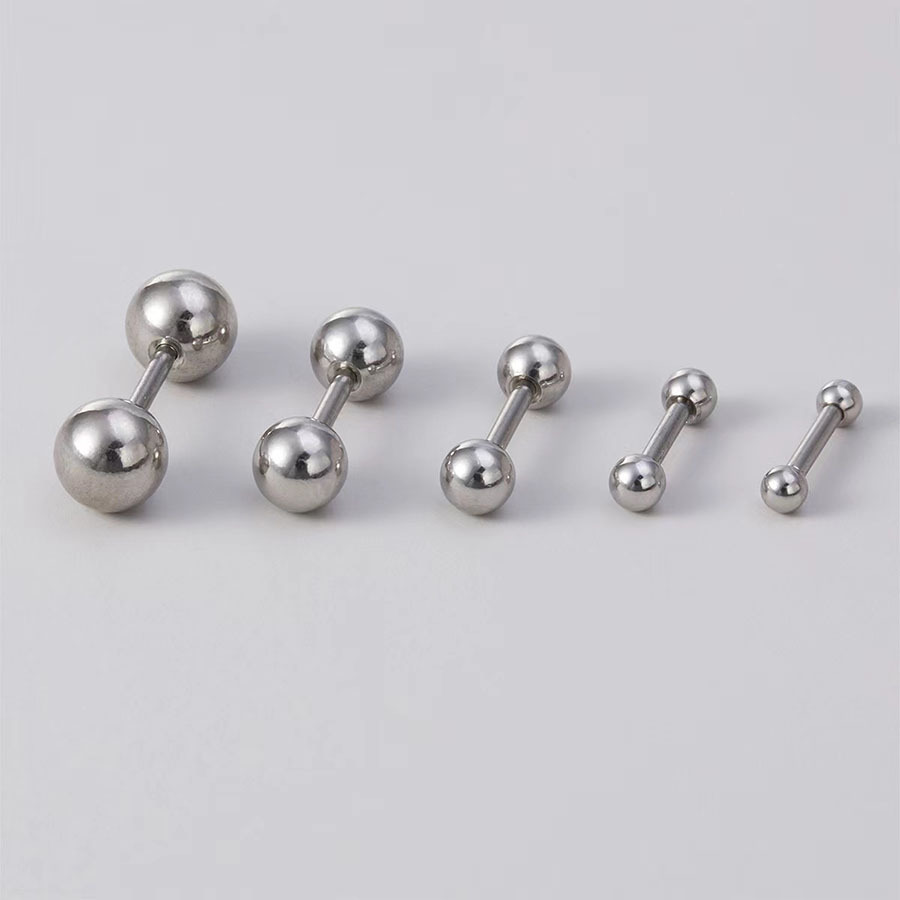 Minimalist Stainless Steel Earrings - Chic & Versatile (Pack of 2)