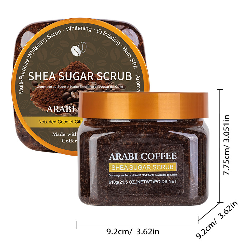 Coffee scrub 610g [packing quantity: 36pcs/ctn]