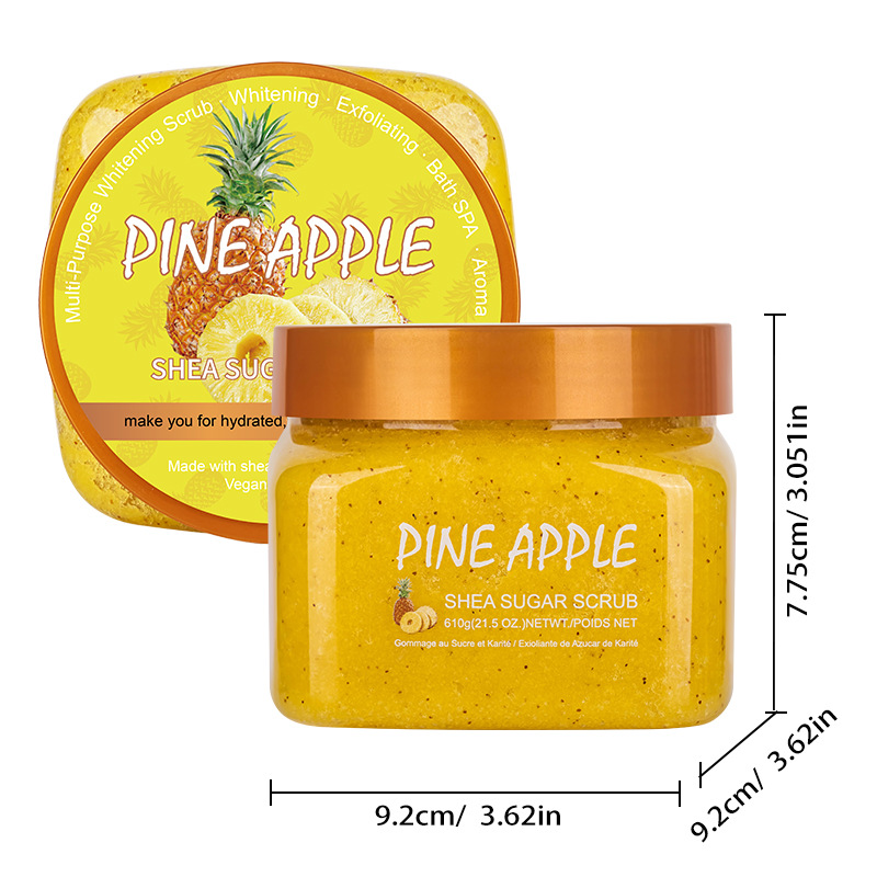 Pineapple scrub 610g [packing quantity: 36pcs/ctn]