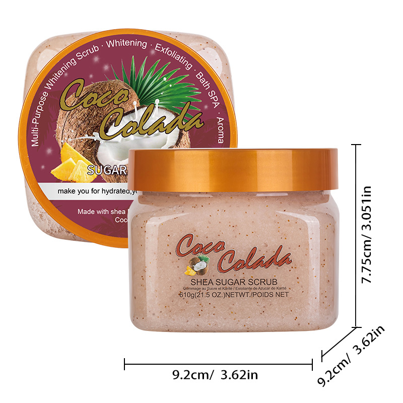 Coconut scrub 610g [packing quantity: 36pcs/ctn]