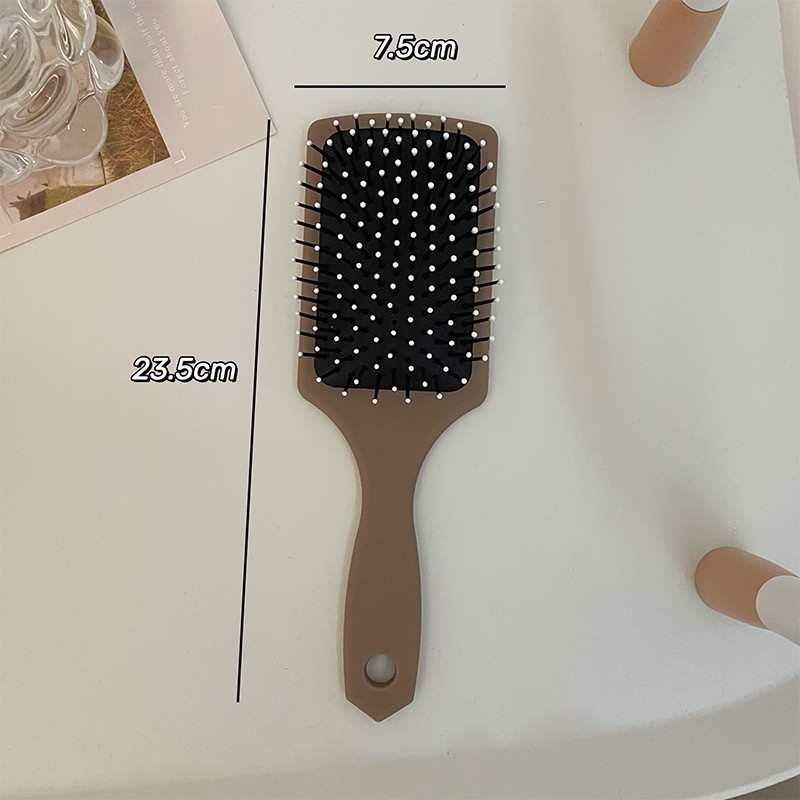 Milk tea brown large plate comb